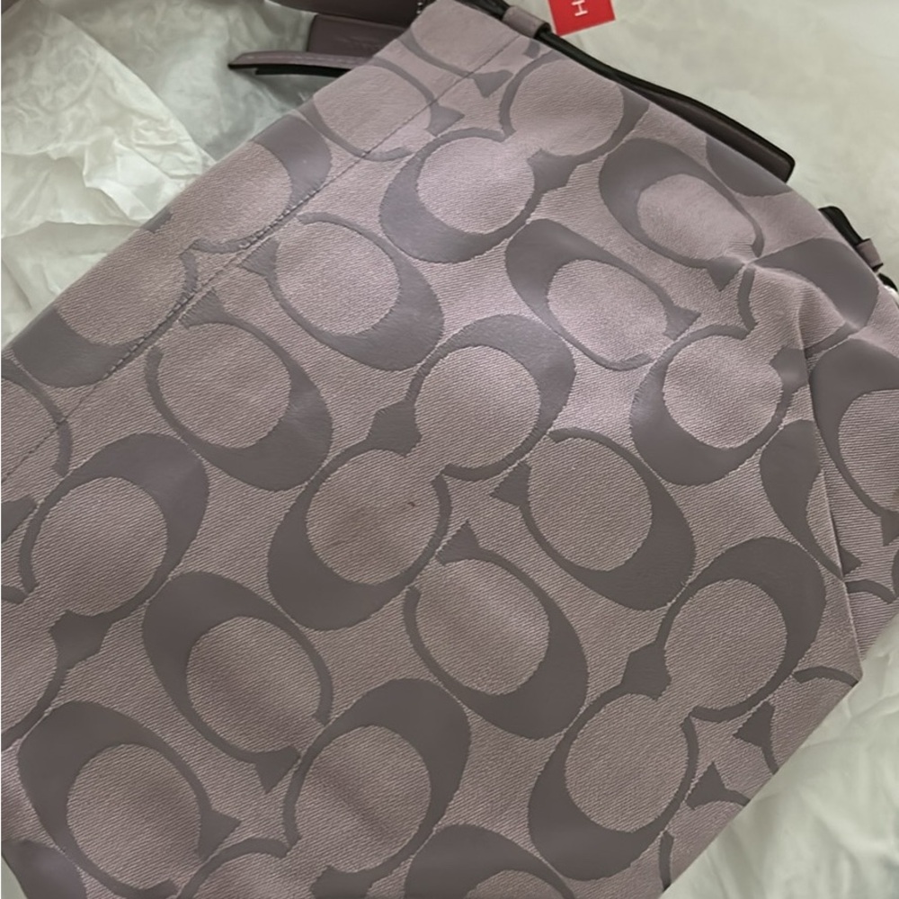 Coach Light Purple Signature Tote